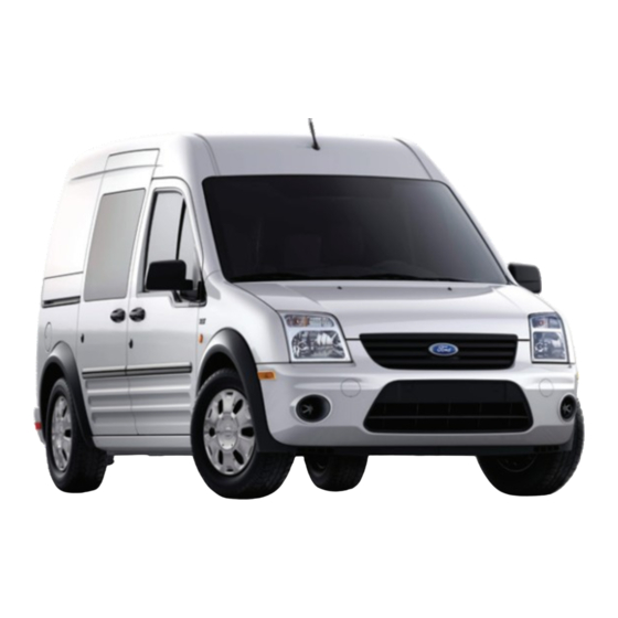 Ford Transit Connect Quick Reference Manual
