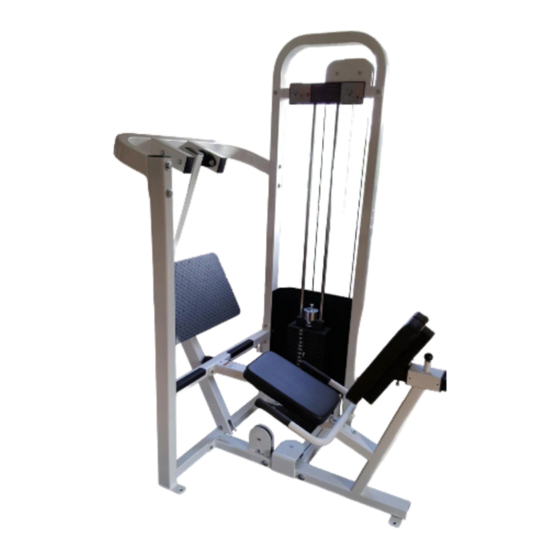 Life Fitness Leg Press/Calf 8245102 Assembly Instructions Manual
