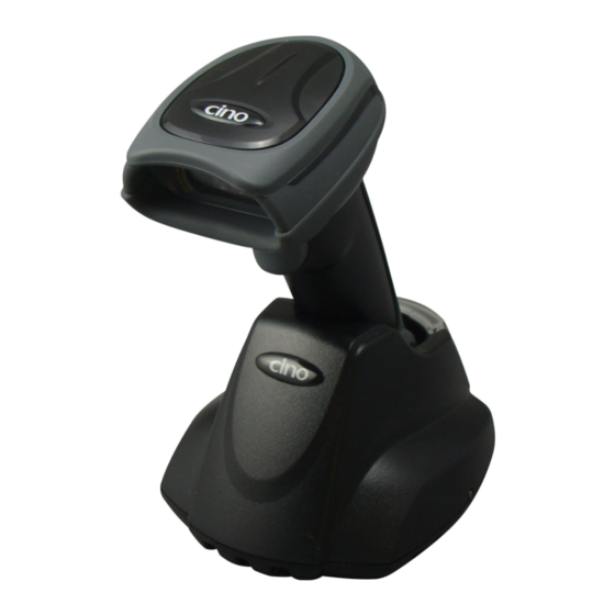Cino FuzzyScan A770BT Series Reference Manual