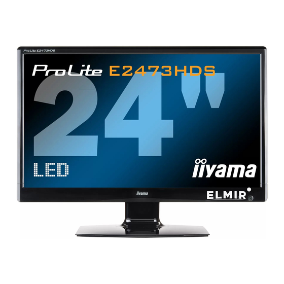 Iiyama ProLite E2473HDS User Manual