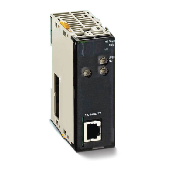 Omron CJ1W-PNT21 Operation Manuals