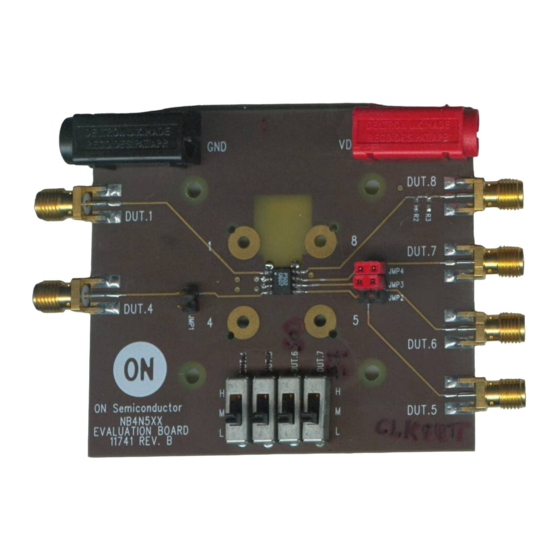 ON Semiconductor NB3N502DEVB User Manual
