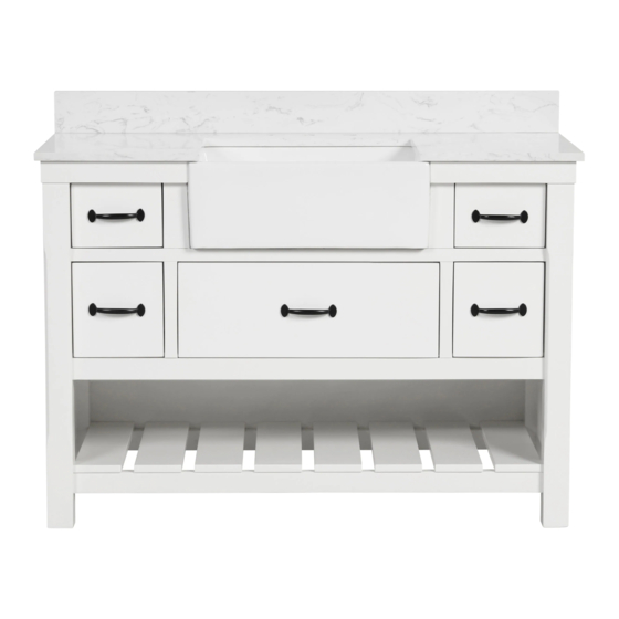Allen + Roth BV-6333-48 Bathroom Vanity Manuals