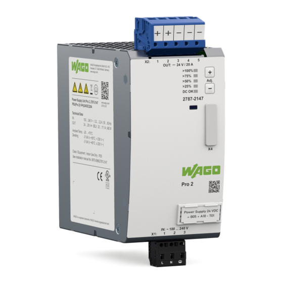 WAGO Power Supply Pro 2 Manual