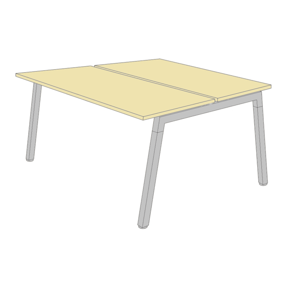 Jason.L Quadro Wood A 2P Workstation Assembly Instructions Manual