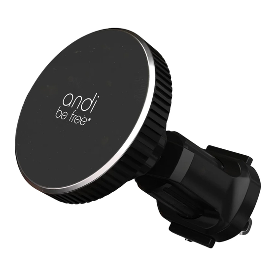 User Manuals: andi be free Vent Mount Wireless Charger