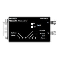 Transition Networks Micro-ceiver E-FRL-MC01C User Manual