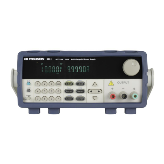 BK Precision 9200B Series User Manual