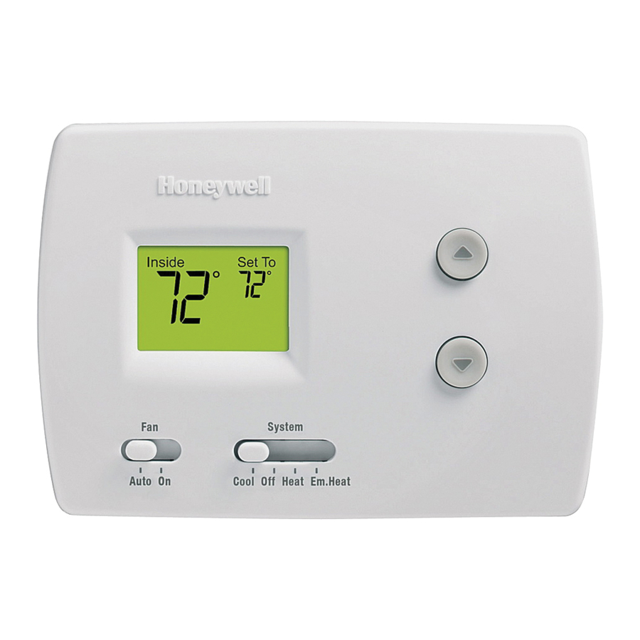 Honeywell RTH3100C Specifications