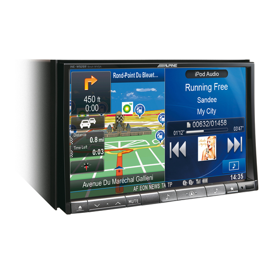 Alpine INE-W928R Operation Manual