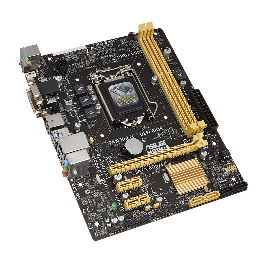 User Manuals: Asus H81-A Micro ATX Motherboard