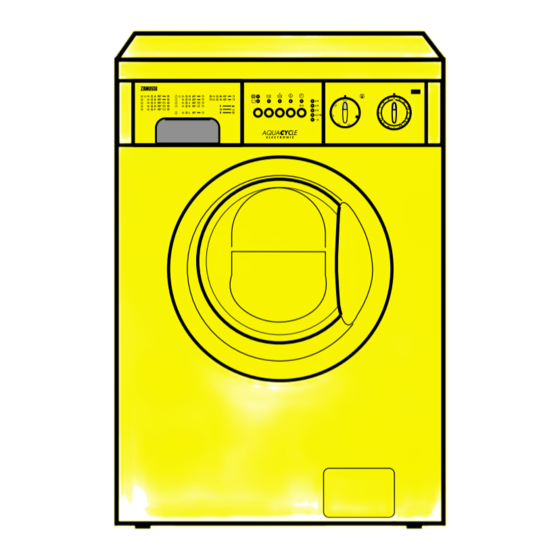 User Manuals: ZANUSSI FAE1025V Washing Machine