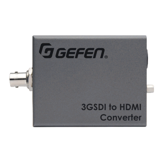 Gefen EXT-3G-HD-C Manuals