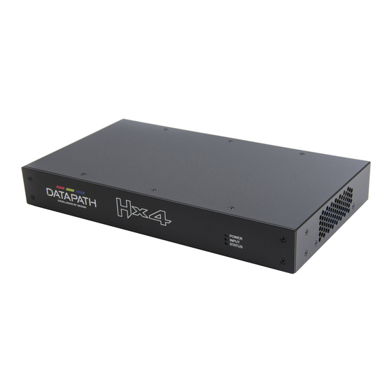 Datapath HX4 Quick Start Manual