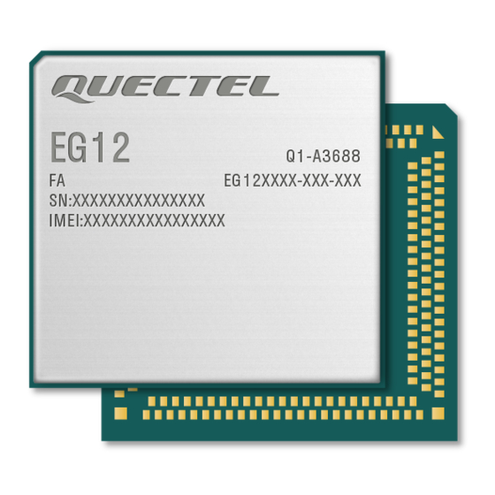 Quectel EG12 Series Hardware Design