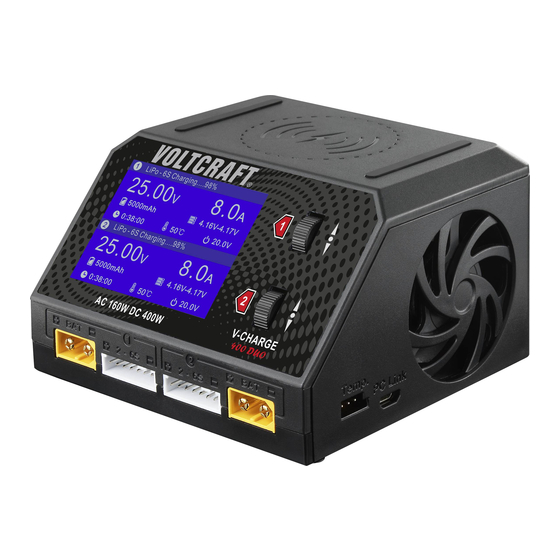 VOLTCRAFT V-Charge 400 Duo Operating Instructions Manual