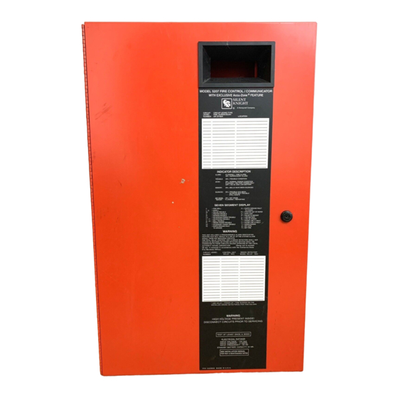 SILENT KNIGHT 5207 Installation, Programming, And Operation Manual