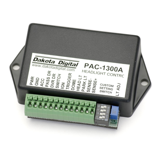 Dakota Digital PAC-1300A Manual