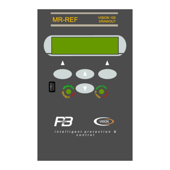 P&B MR-REF Technical Manual