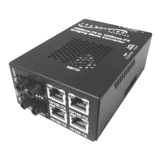 Transition Networks SBFTF1011-140 User Manual