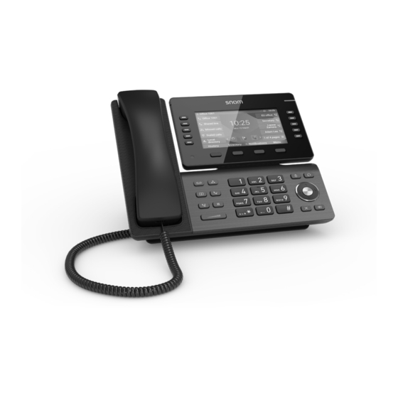Snom D865 User Manual