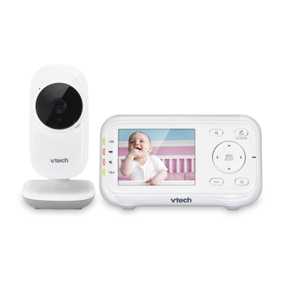 Vtech VM3252, VM3252-2 - 2.8 Digital Video Baby Monitor Manual
