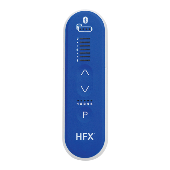 Nevro HFX PTRC2500 Quick Start Manual