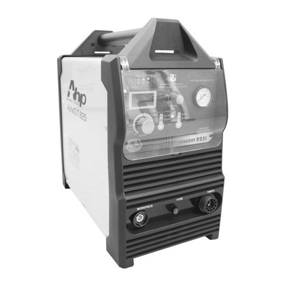 AHP alphaCUT 825i Operator's Manual