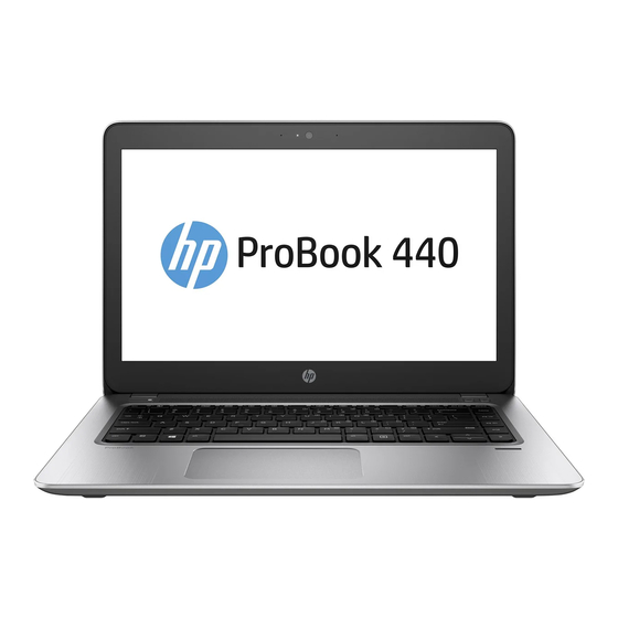 HP ProBook 440 G4 Manuals