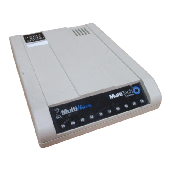 Multitech 5634 Series Reference Manual