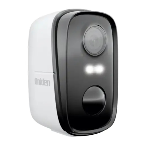 Uniden App Cam Solo X2K-2 Quick Start Manual