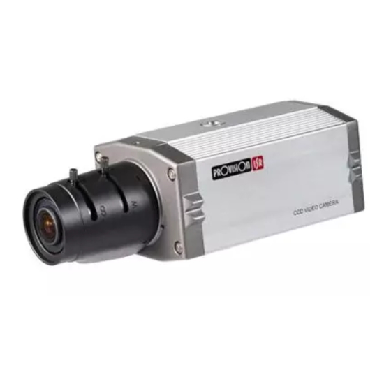 Provision ISR ISR BOX CAMERA Manual