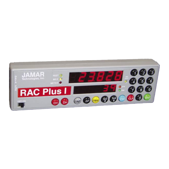 JAMAR Technologies RAC Plus Series User Manual