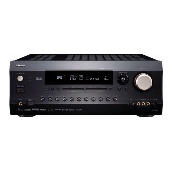 Integra DTR-40.2 Firmware Update