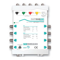 Fracarro SWP508QD Operating Instructions Manual