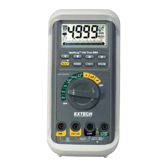 Extech Instruments MultiLog ML720 User Manual