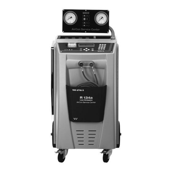 Waeco AirConServiceCenter VAS 6746B Operating Manual