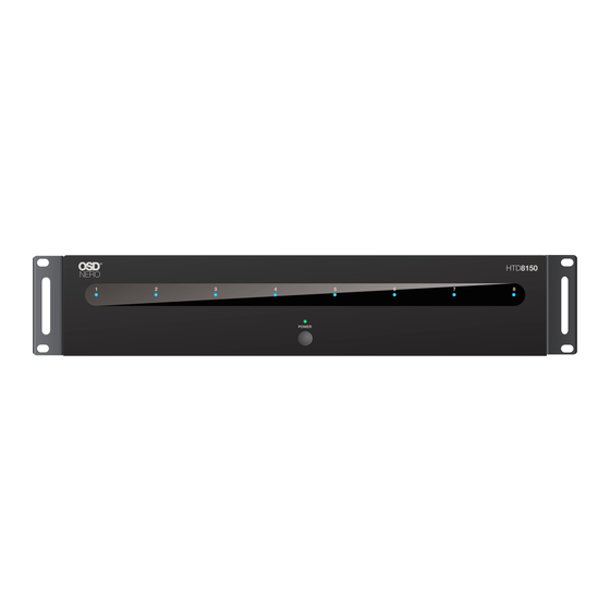 OSD Audio Nero HTD Series Owner's Manual