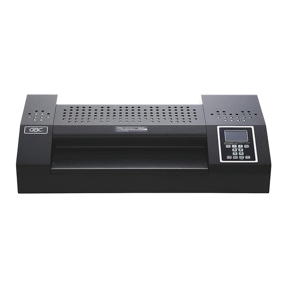 GBC PRO 3600 Instruction Manual