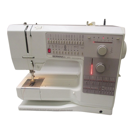 Bernina 1230 Service Manual