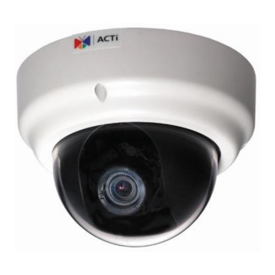 ACTi KCM-3311 Hardware Manual