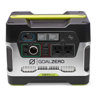 GOAL ZERO Yeti 400 Lithium User Manual