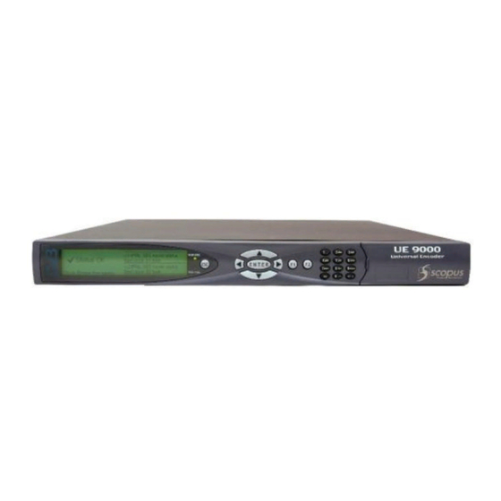 Scopus UE-9000 User Manual