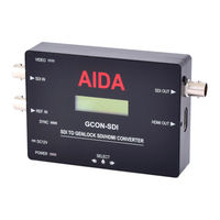 AIDA GCON-SDI Operation Manual