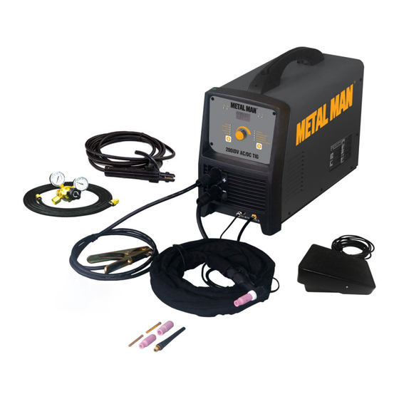 Metal Man 200iDV Inverter Powered TIG Manuals