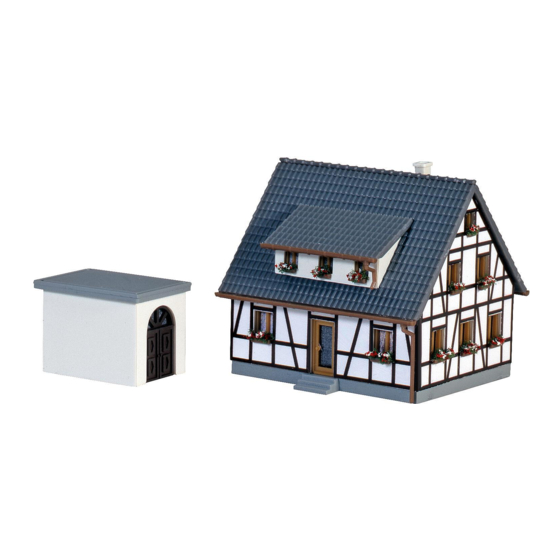 Faller DEVELOPMENT HOUSE Instructions