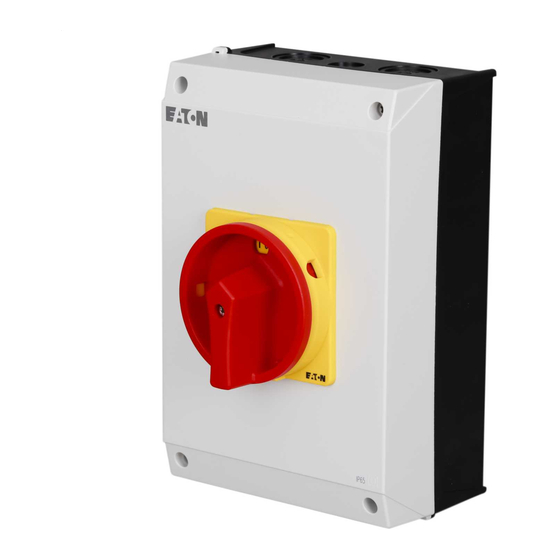 Eaton P3-63/I4 Instruction Leaflet