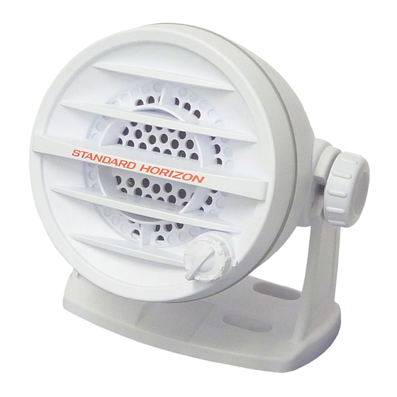 Standard Horizon MLS-410PA Quick Start Manual