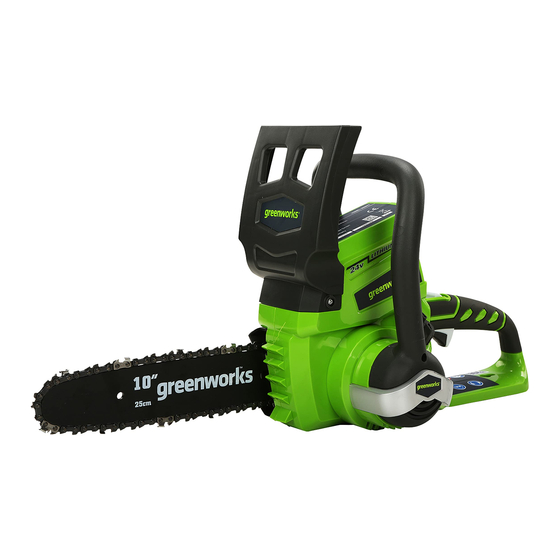 GreenWorks Tools G24CS25 Operator's Manual