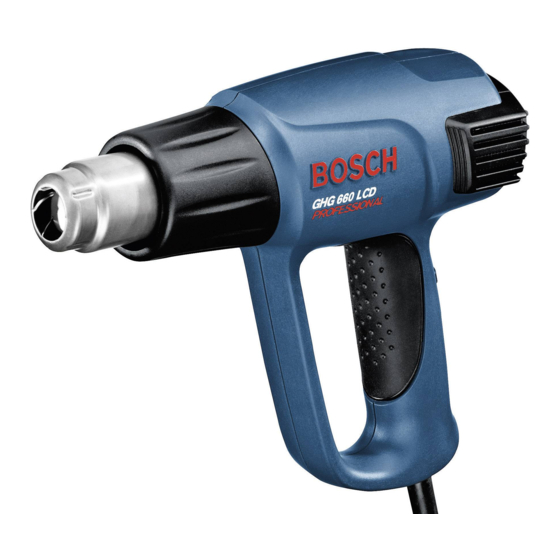 Bosch Professional GHG 660 LCD Original Instructions Manual